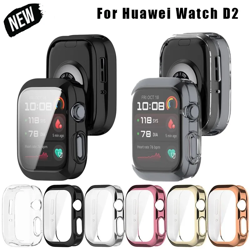 �y�Z�[�����zHuawei Watch D2 �p�P�[�X�X�N���[���v���e�N�^�[�P�[�X�\�t�g TPU �I�[�����E���h�ی�o���p�[�J�o�[�A�N�Z�T���[ Huawei Watch D2 �p