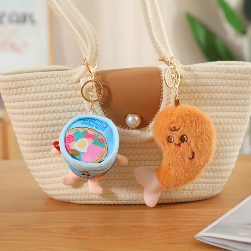 Creative Cartoon Cute Instant Noodles Plush Toy Kawaii Sand Stuffed Food drumstick Soft Plush Doll Sofa Pillow For Kids Gift