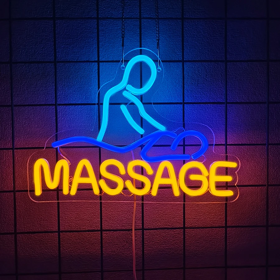 

Massage Led Neon Sign, Luminous Icon Massage Room Business Sign, Is Used For Art Decor Of Spas, Beauty Salons And Health Centers