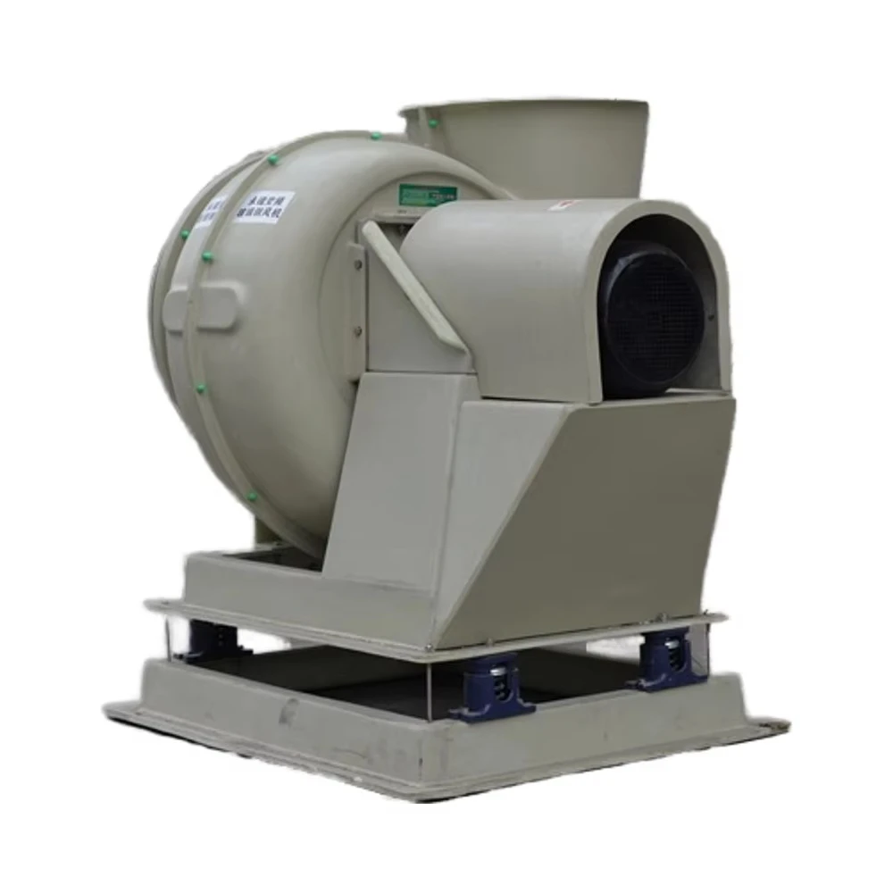 Customizable OEM Fiberglass Ventilation Fan Anti-Corrosion Centrifugal Blower Frequency Conversion Motor 3 Phase 40dB+