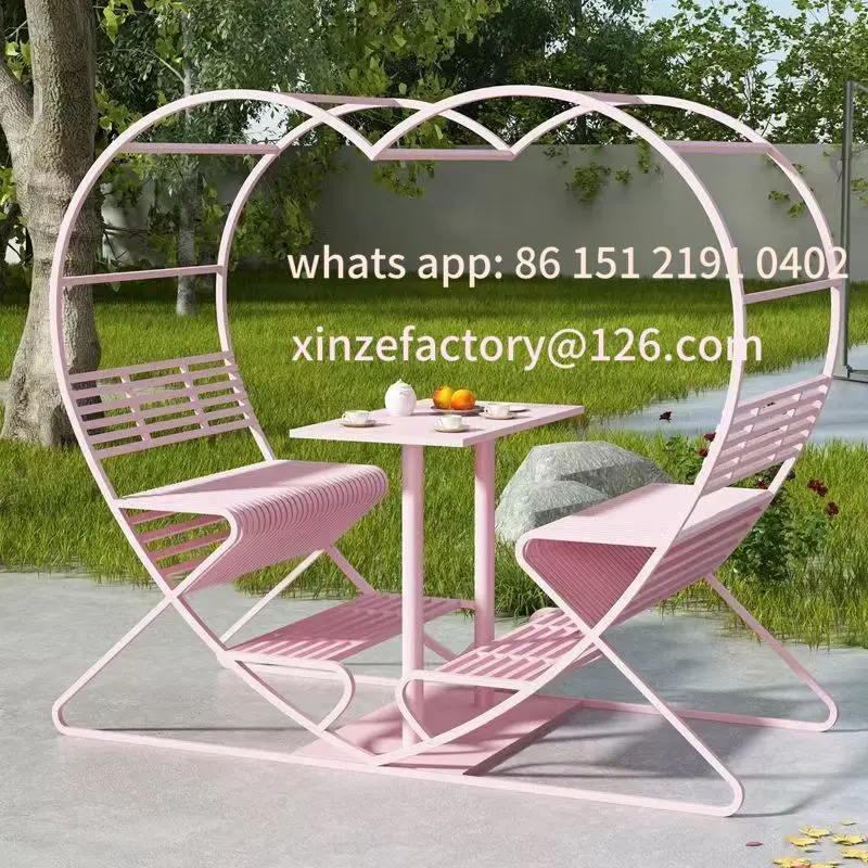 

Customizable Swing Chair Photo Bali Bird's Nest Outdoor Courtyard Outdoor Homestay Heart-shaped Table and Chair Park Scenic