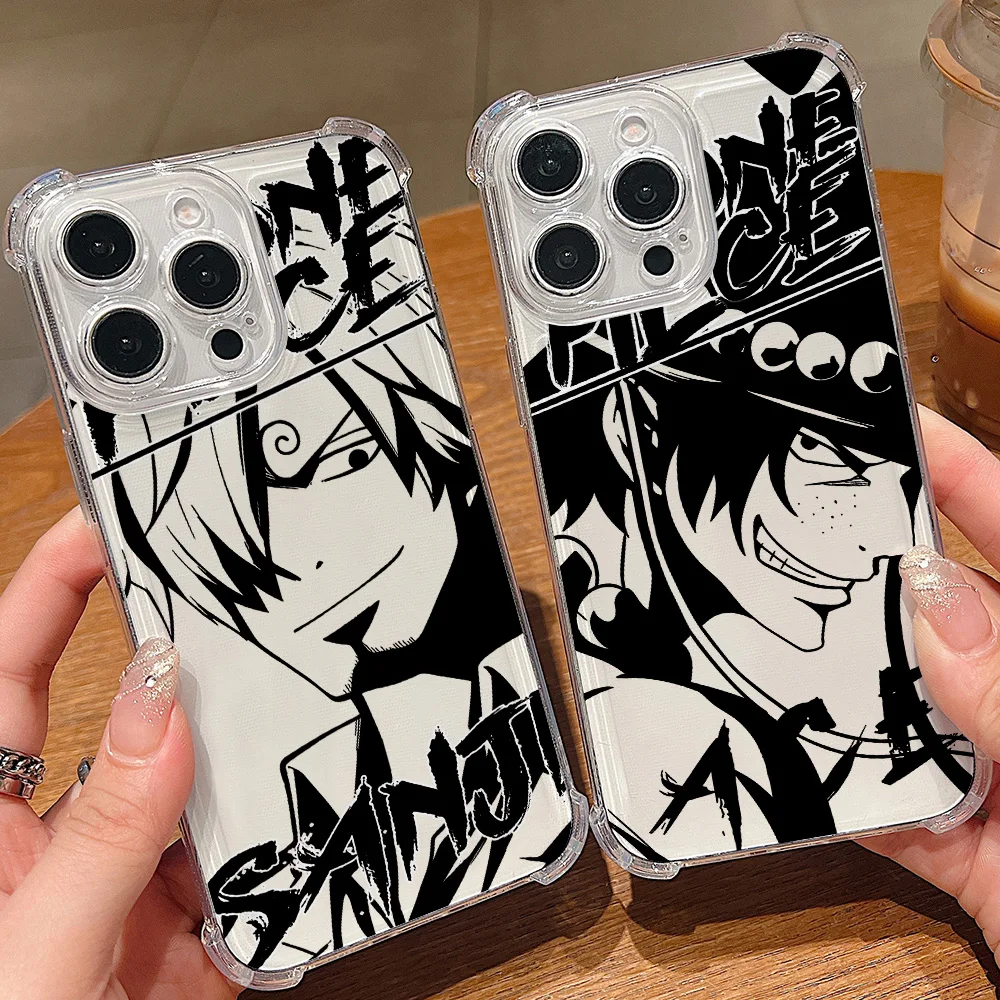 Anime O-Ones Pieces Luffys Phone Case For Samsung Galaxy S26 S25 S24 S23 S22 Edge FE Ultra Plus 4G 5G Anti Fall Clear TPU Cover
