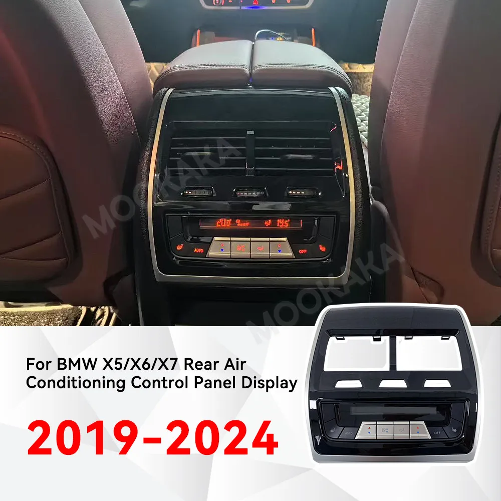 9 Zoll Touchscreen Klima Bedienfeld Für BMW X5 X6 X7 2019 ~ 2024 Digitale Hinten AC Panel Bildschirm klimaanlage Upgrade