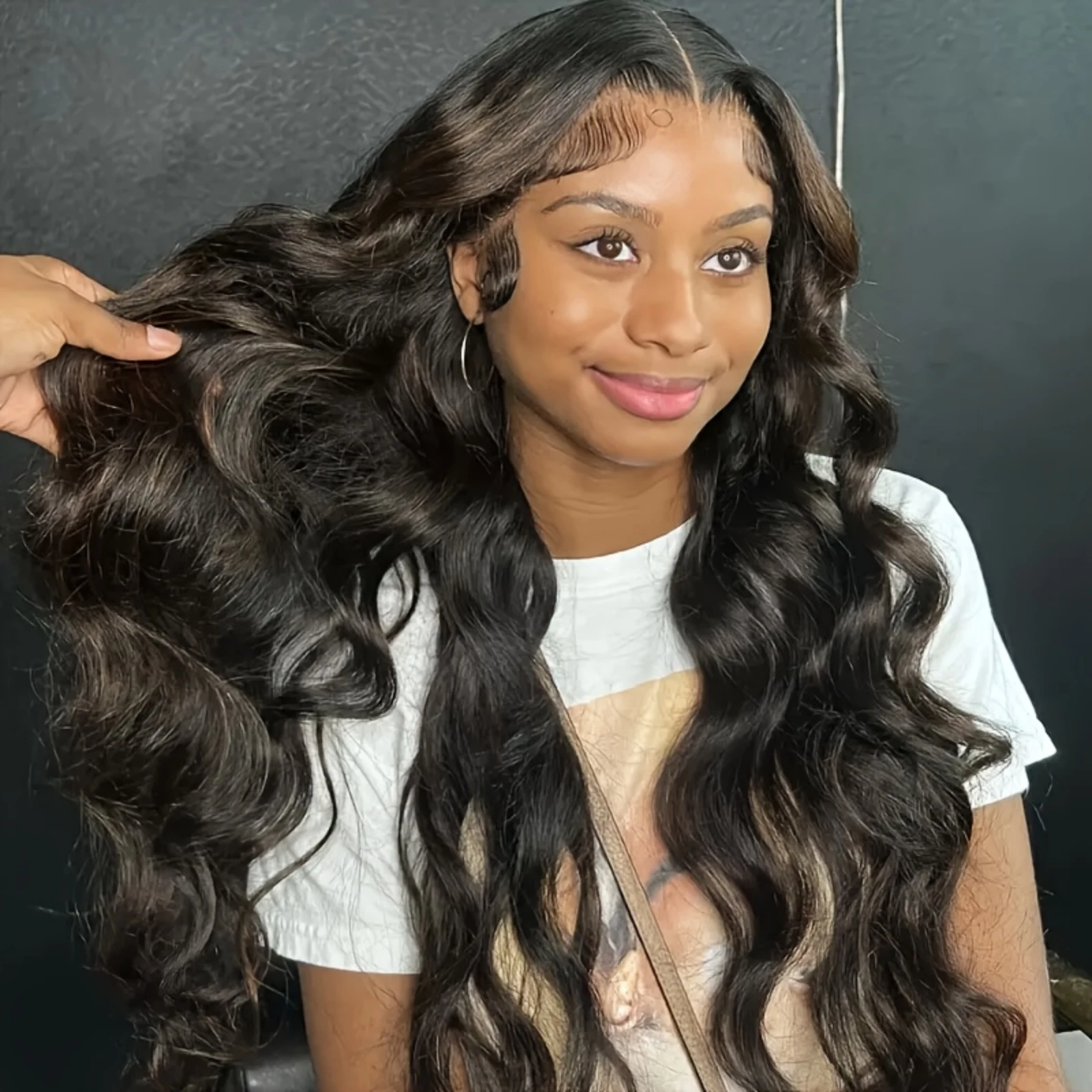 Perruques en cheveux humains 13x6 Body Wave prêtes à porter sans colle, densité 200%, avec dentelle HD 13x6