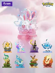 New 9 Style Pokemon Eeveelution Espeon Sylveon Glaceon Leafeon Vaporeon Umbreon Flareon Pokémon Model Anime Figure Ornaments Toy