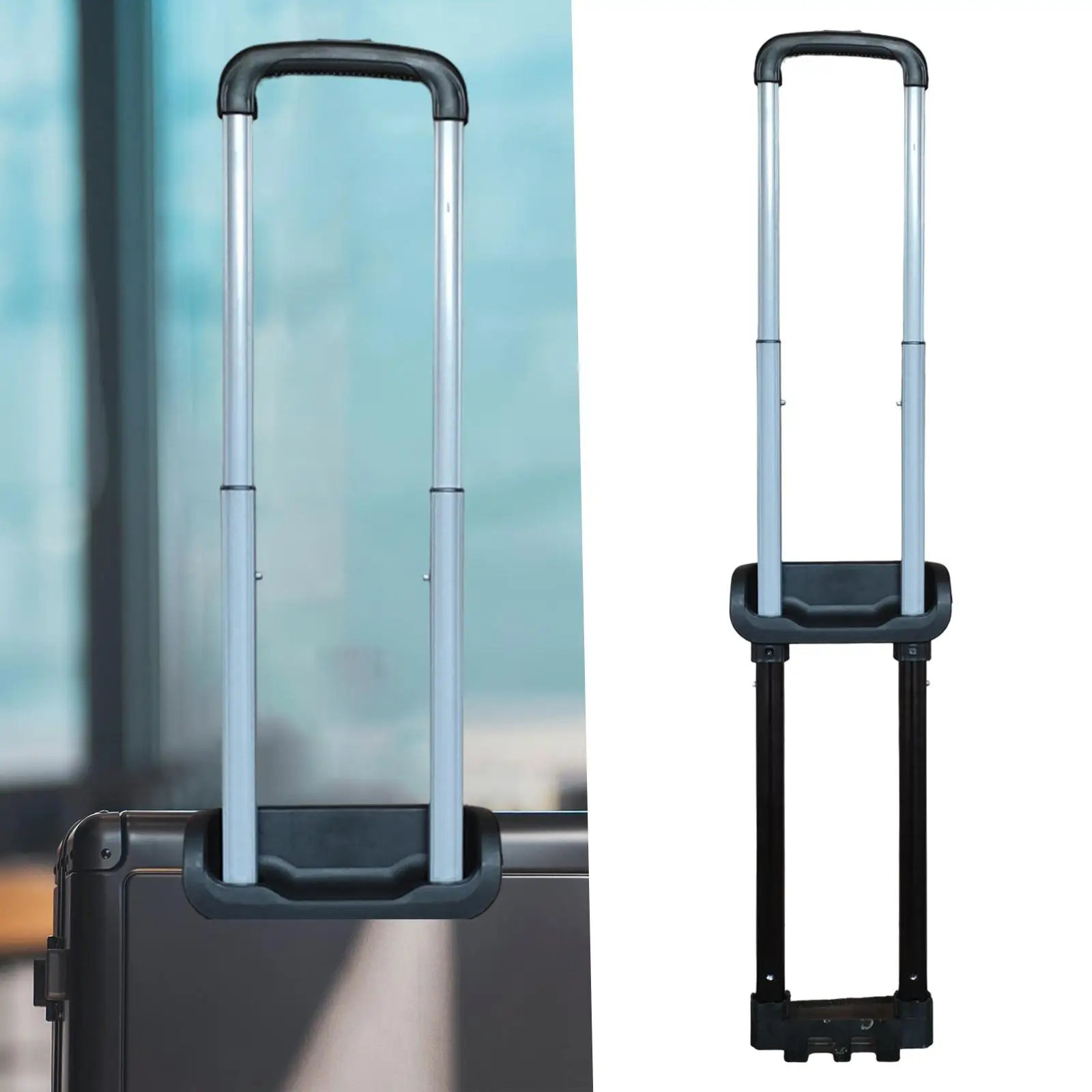 20inch DIY Suitcase Telescopic Handle Repair Parts Stretchable Lightweight Fine Craftsmanship Pull Out Rod Accessories