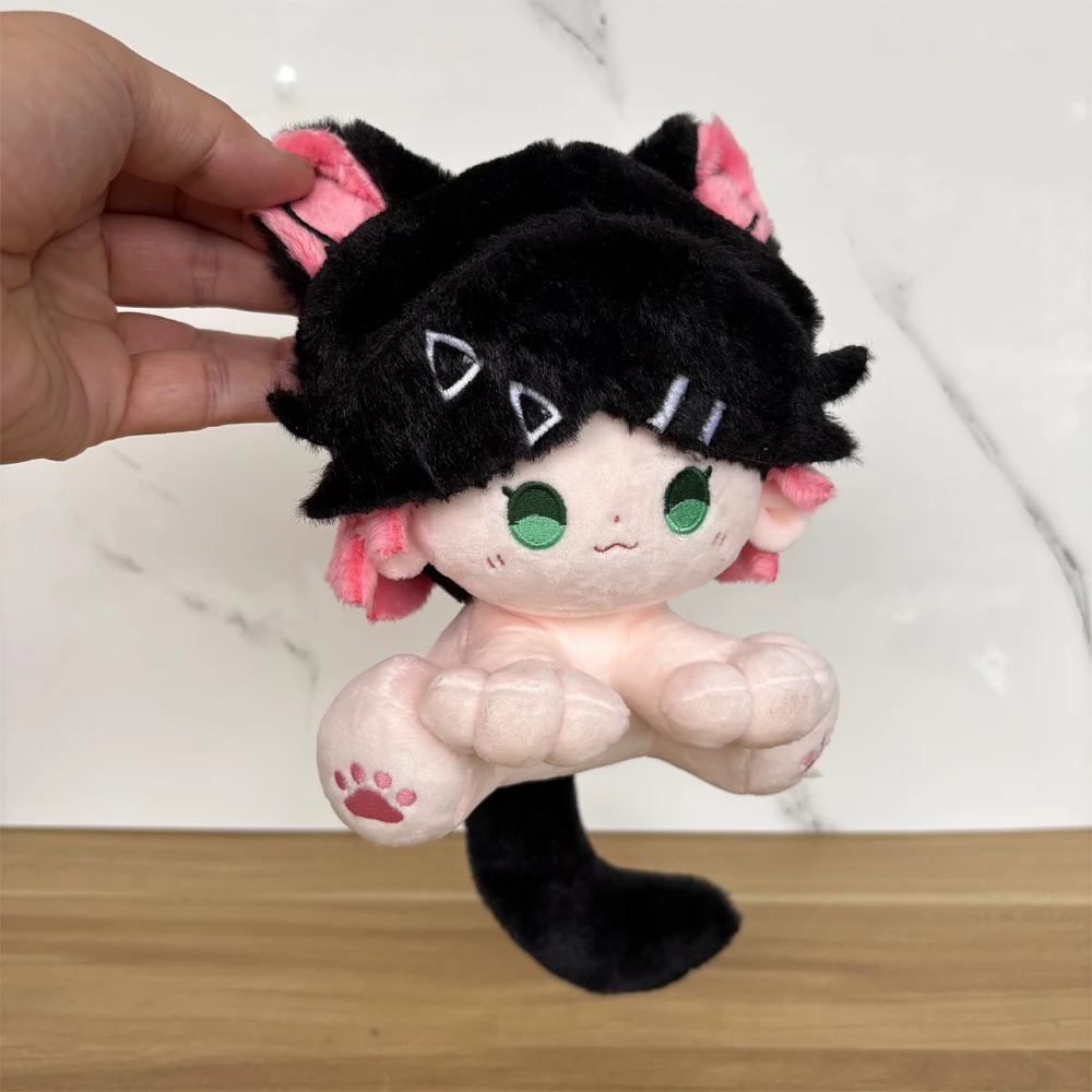 

Cute 15cm With Ears and Tail Sitting Style Anime Game VALORANT Hero Character Clove Plush Toys Funny Decorative Plushie Doll