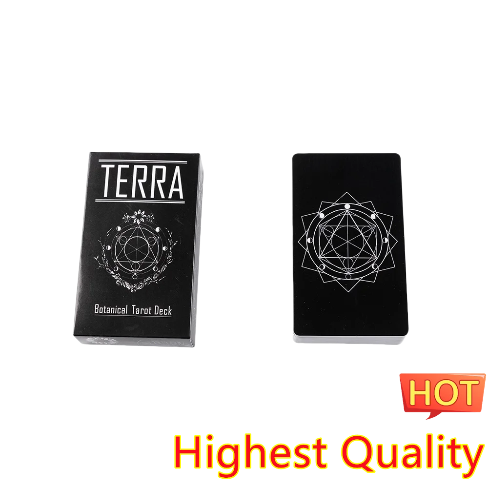 12X7cm Blakc Terra Tarot Deck Essence Decks Card Game Amazing Tarot Cards Oracle Card