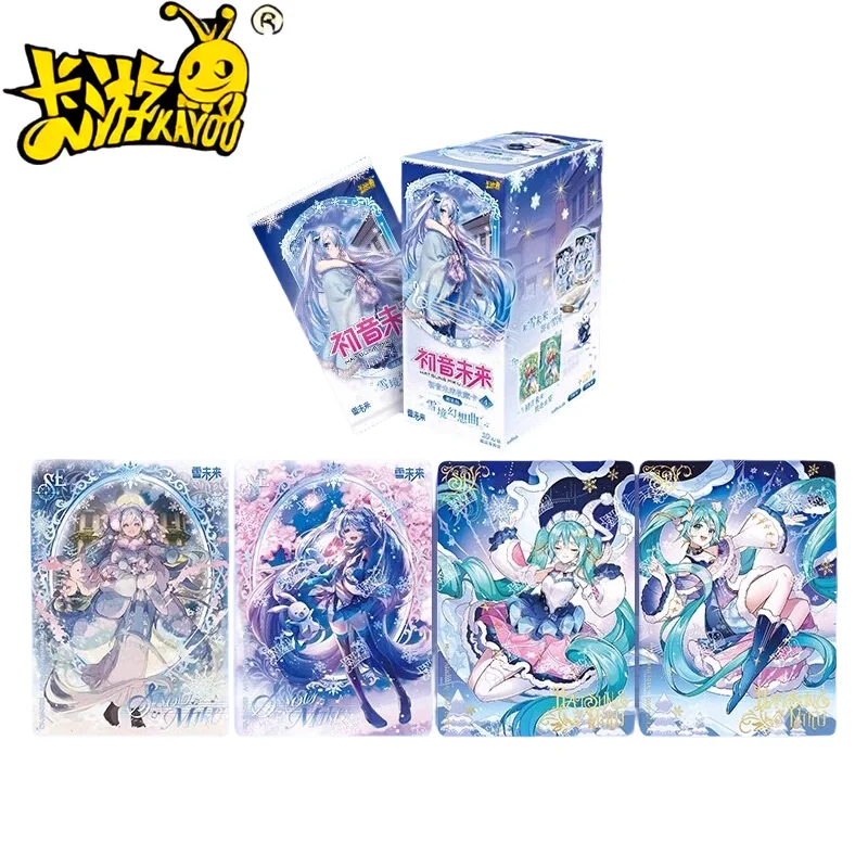 

Kayou Hatsune Miku Card Game Starter Deck Booster Pack Vol.4 SE Мини-карты Официальная лицензированная коллекция аниме-карт в подарок