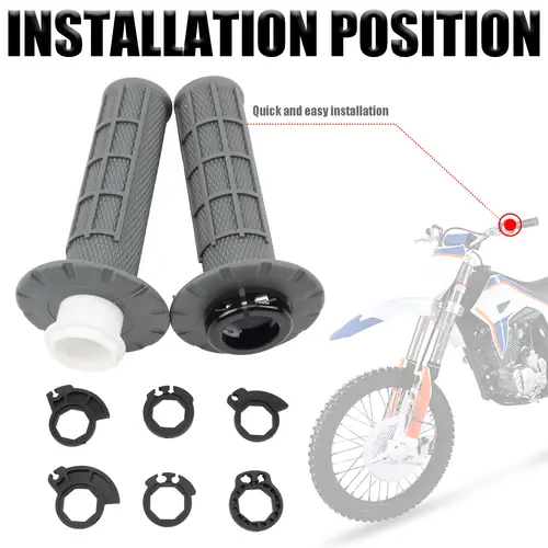 Enduro Motorcycle Grips Handlebar 7/8" 22mm Hand Grip Snap-on Cam Lock-on  For KTM CRF SXF EXC Grips Handlebar Dirt Bike Parts - Image 3