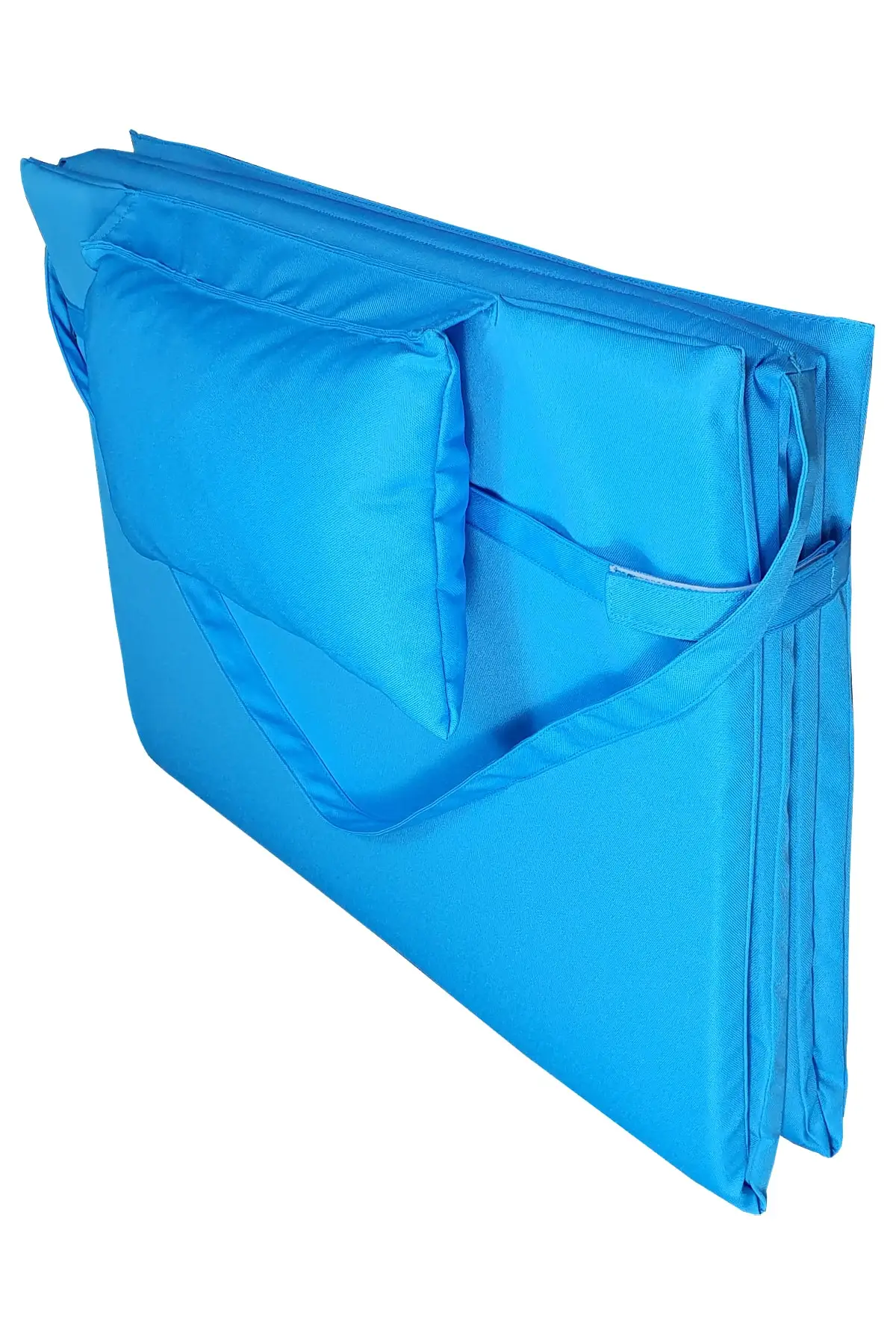 Portable Folding Bag Beach Chair Mat Padded Cushion