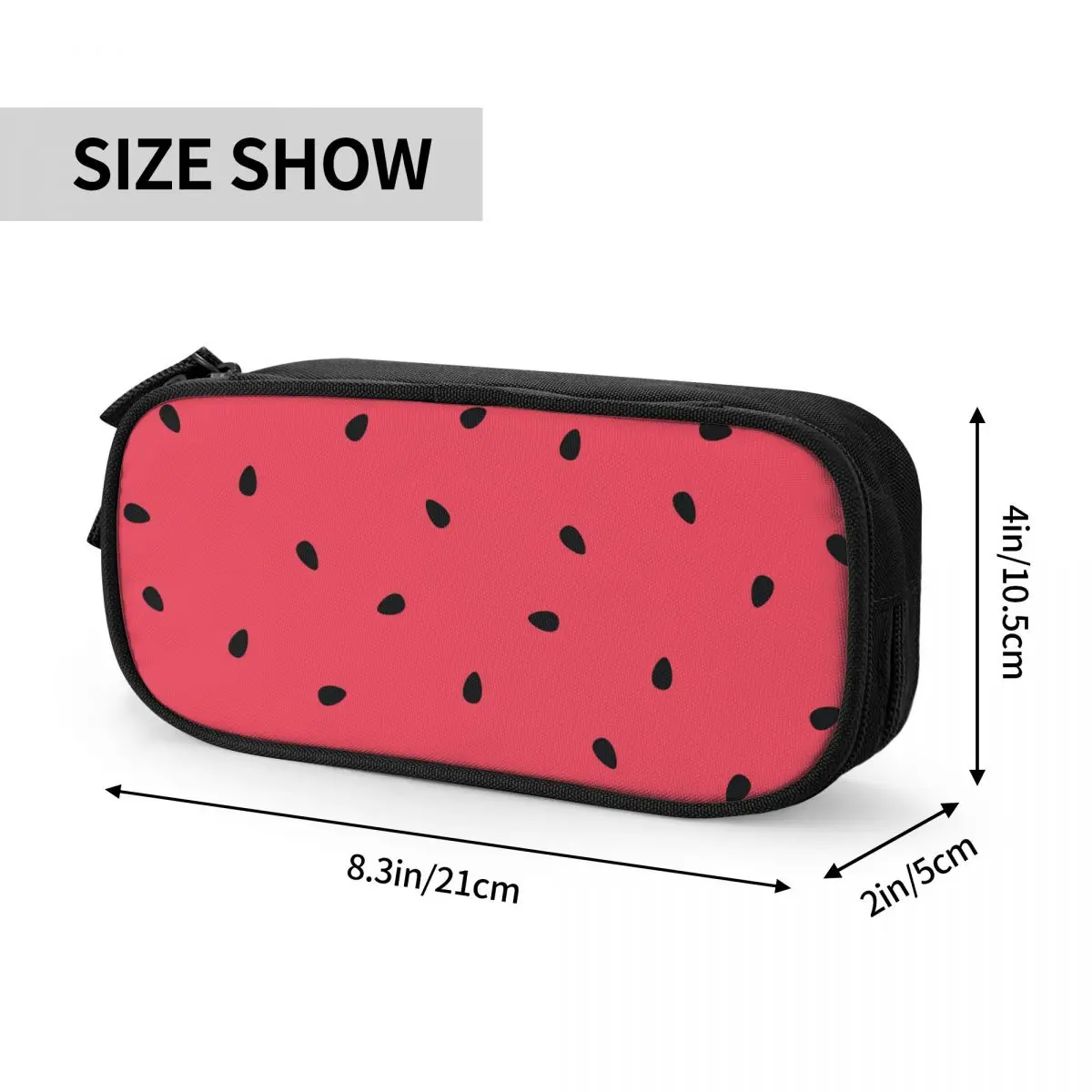 Wassermelone Obst Bleistift Fall Mode Stift Halter Taschen Student Große Lagerung Schule Liefert Zipper Bleistift Beutel