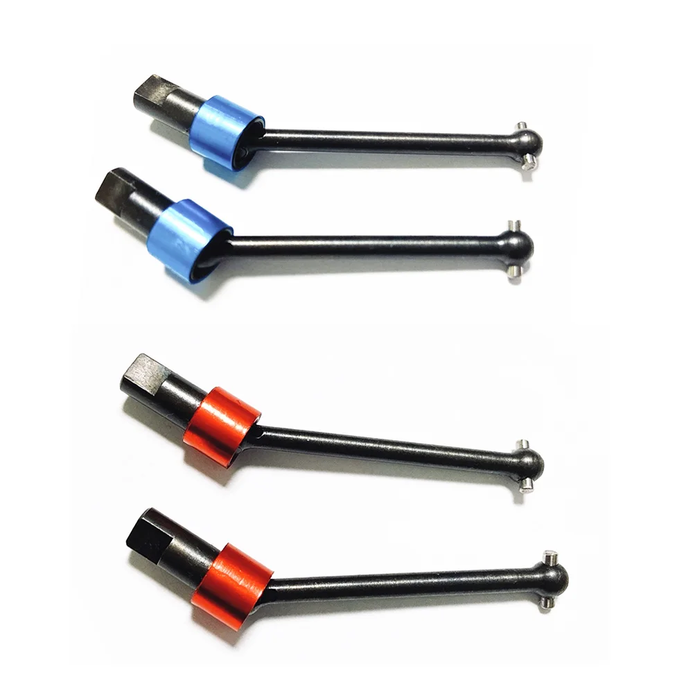 WOWFU-4Pcs Metall CVD Antriebswelle Antriebswelle Für Traxxas Latrax Teton 1/18 RC Auto Upgrade Teile Zubehör