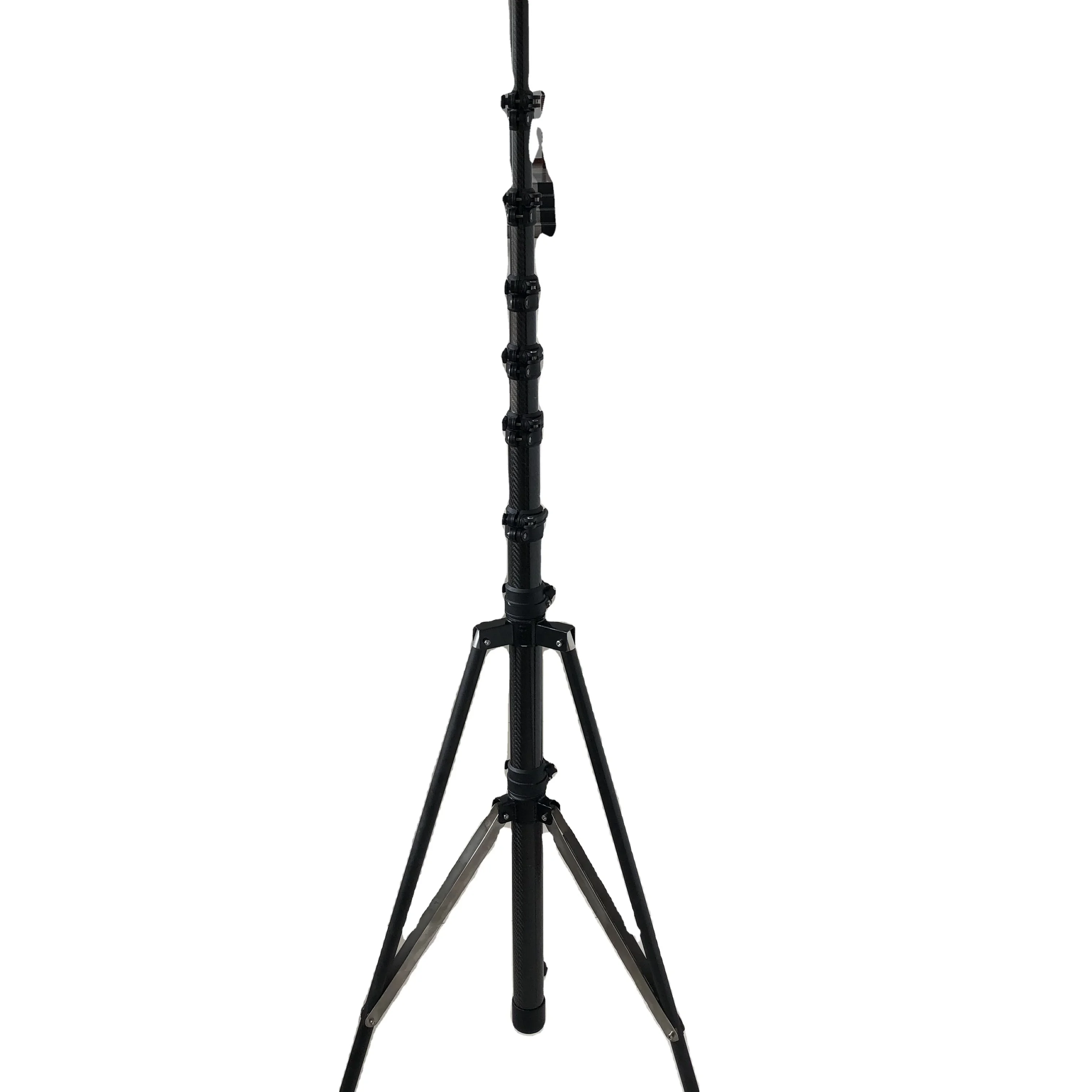 Super long carbon fiber telescopic  tripod pole photography large tripod light stand