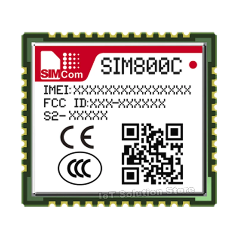 

SIMCom SIM800C Quad-band 850/900/1800/1900MHz Cellular Wireless GPRS 2G GSM Module