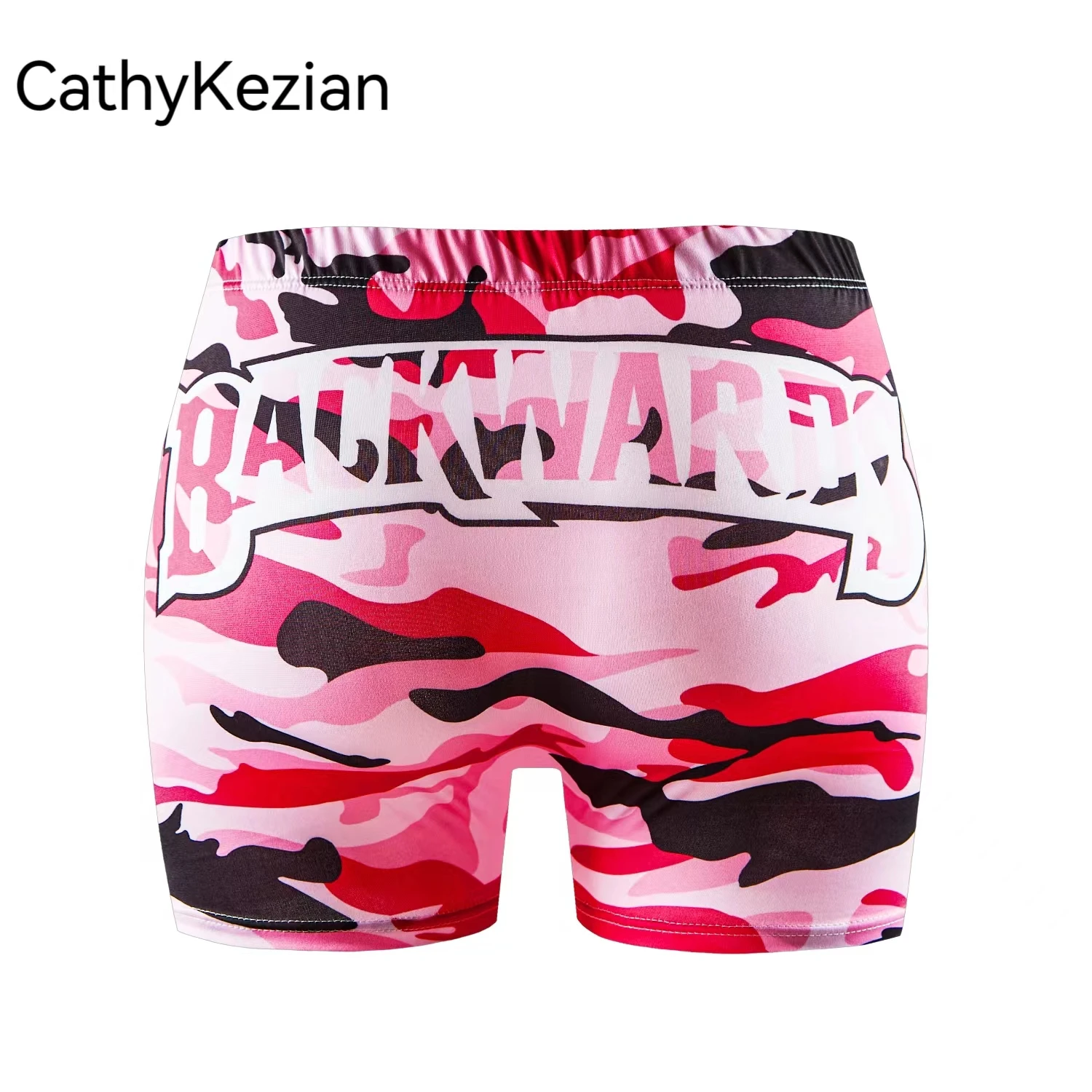 Women Shorts Sleep Bottoms Pajamas Boxers Pink S M L Letter Printing Painted Design Casual Sports Fitness Sleep Soft Breathable