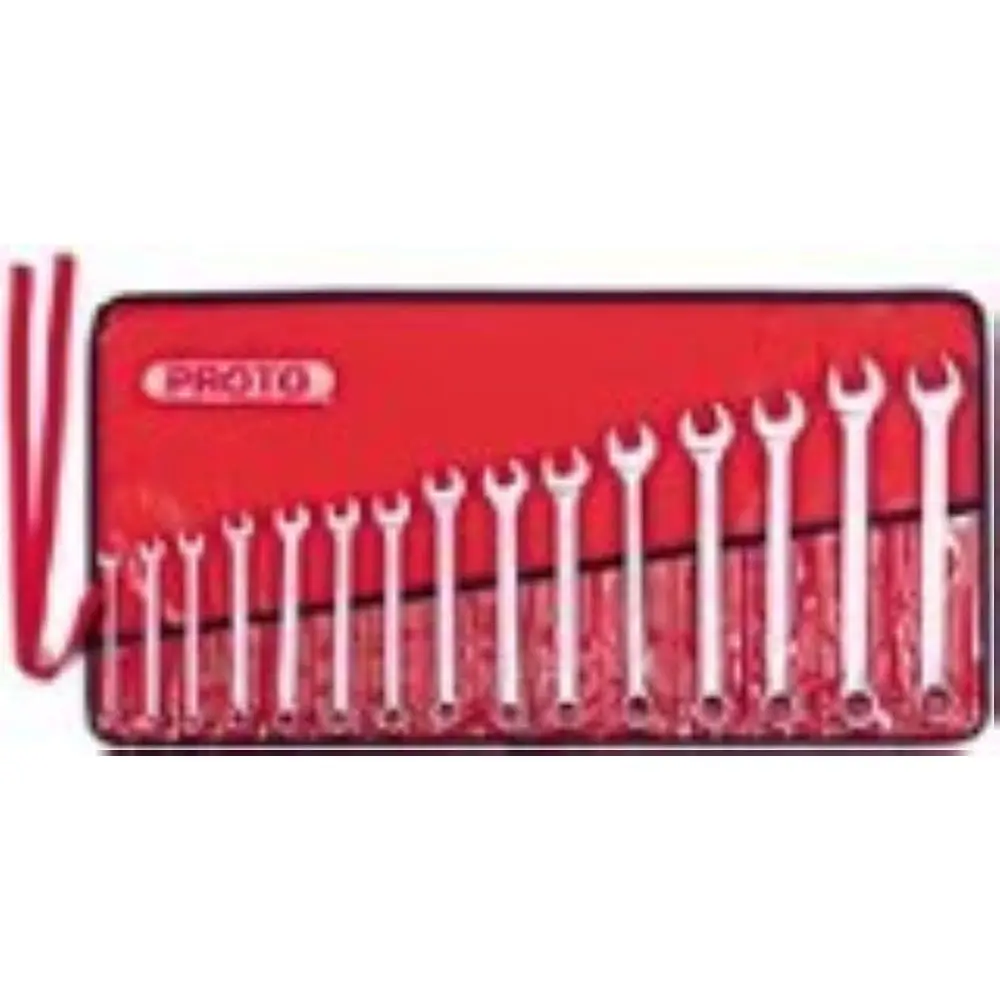 

15-Piece Metric Combination Wrench Set with 12-Point Satin Finish