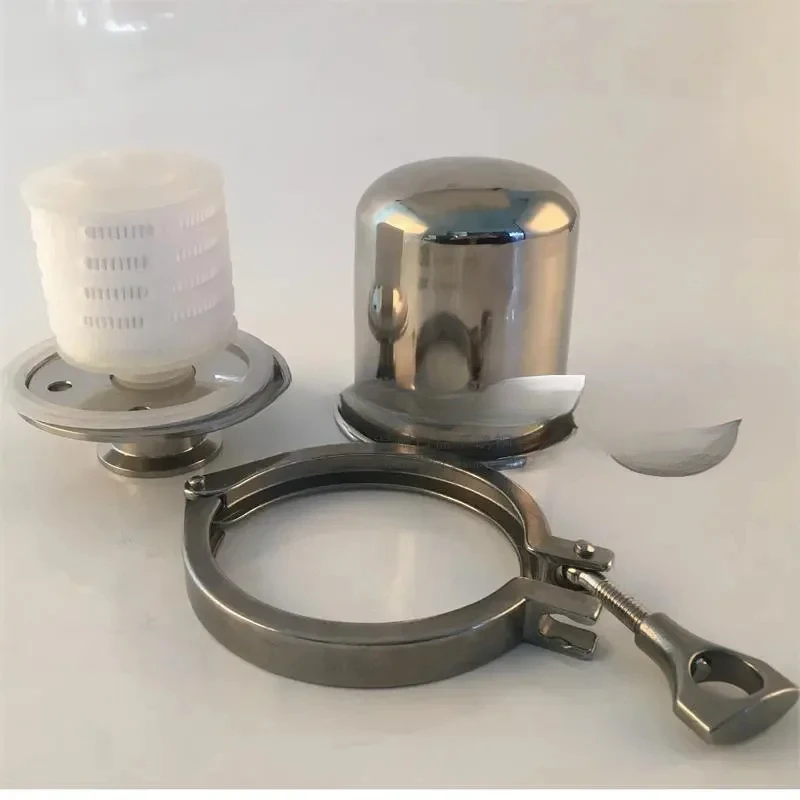 

304 quick installation clamp/breathing valve/air filter/sterile filter valve