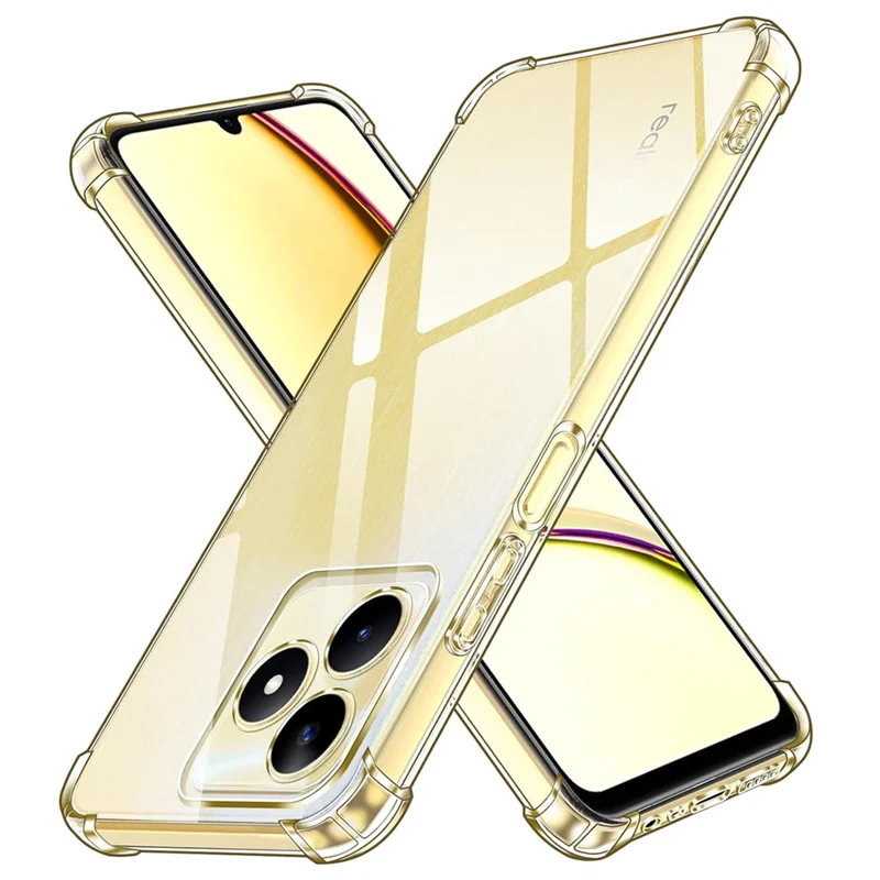 чехол с воздушной подушкой для Realme C53/Realme Narzo N53 case Realmi C53 мягкие прозрачные ударопрочные силиконовые чехлы для телефона Realme C 53 чехол реалми c53 чехол на реалми с53