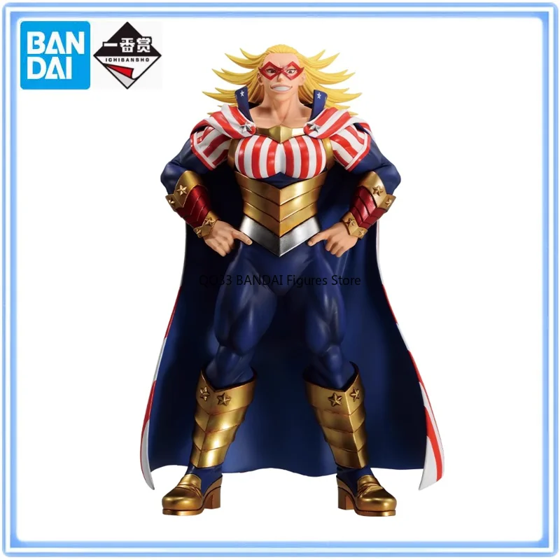 BANDAI My Hero Academia Ichiban Kuji Kamen Captain America MASTERLISE Justice's Form Anime Action Figures Model Collection