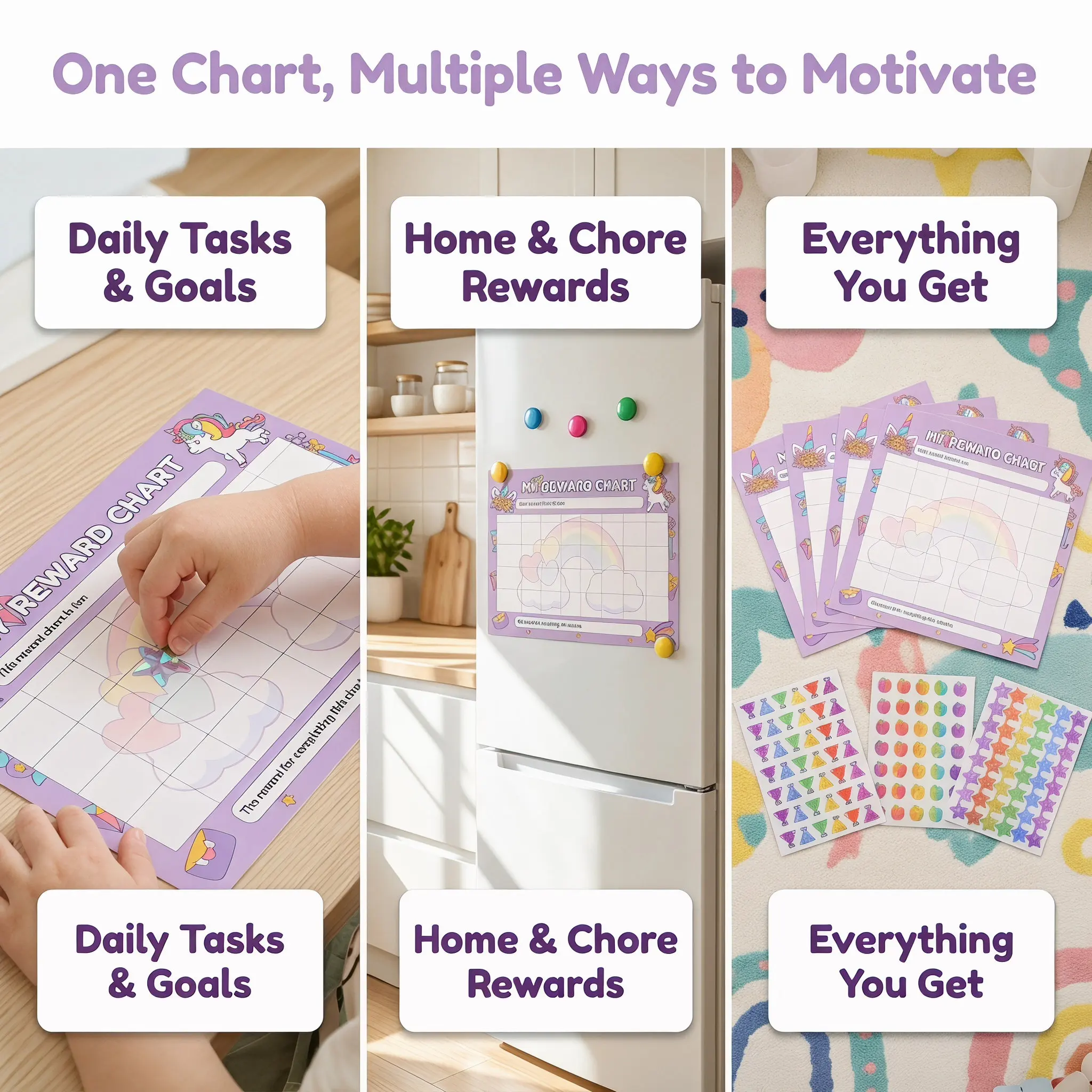 3Set Teaching Incentive Reward Chart Motivational Classroom Sticker Set Behavior Tracking Tracker Student