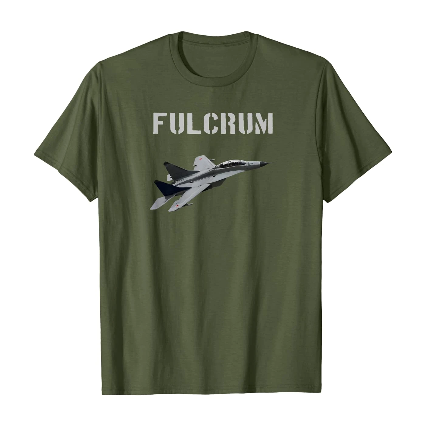 Soviet Russia MiG-35 Fulcrum-F Fighter T Shirt. Short Sleeve 100% Cotton Casual T-shirts Loose Top Size S-3XL