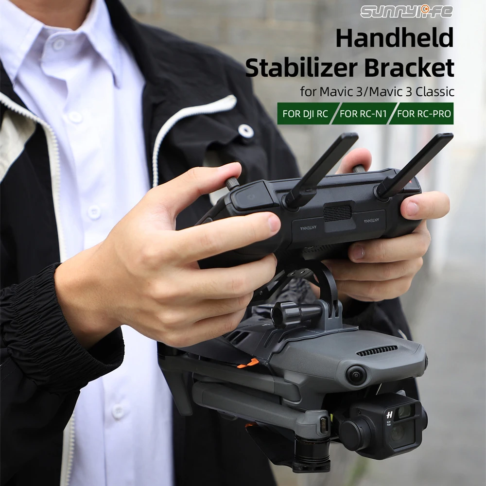 Handheld Stand For DJI Mavic 3/Classic RC-N1/RC-Pro/RC Remote Control Fixed Grip Bracket Stand Holder Mount Gimbal Adjustable