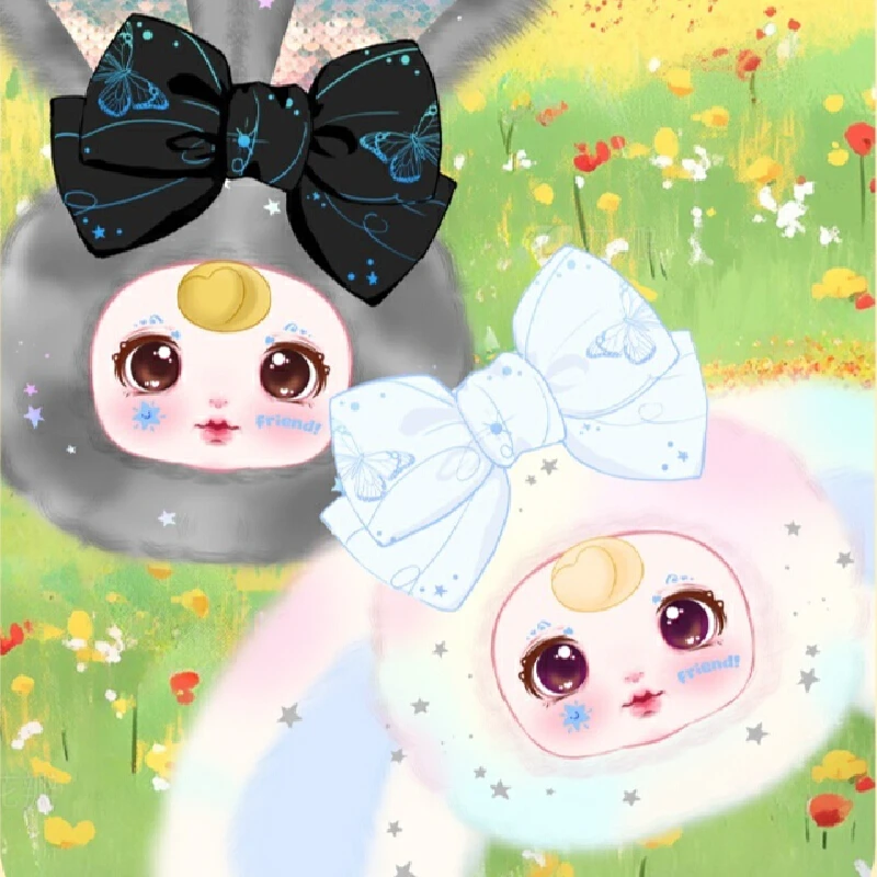 

Yumi Sweetheart Never Stop Mini Vinyl Face Plush Blind Box Backpack Decor Bag Pendant Eyes Can Rotate Toys Girl Mystery Box Gift