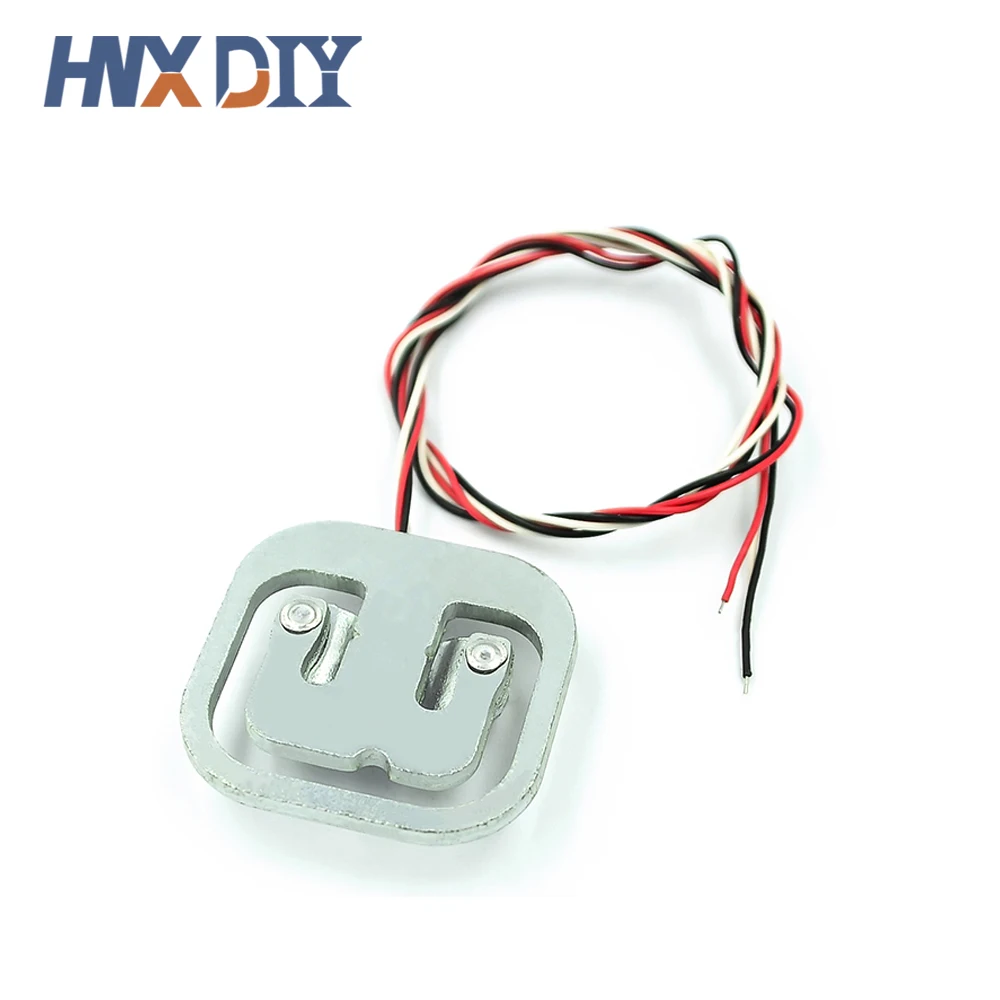 HX711 AD Module Body Load Cell Weighing Sensor Pressure Sensor+4Pcs 50kg Human Scale Load Cell Weight Sensors+Measurement Tools