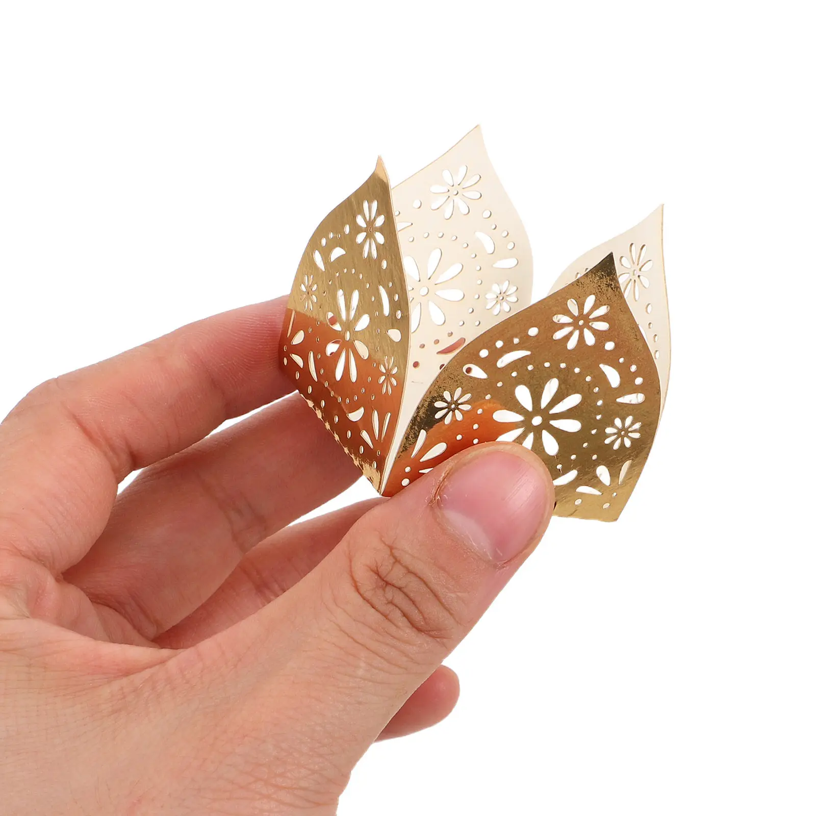 

50Pcs Elegant Hollow Candy Boxes Decorative Chocolate Holders Lace Trim Party Wedding Birthday Wrappers Candy Box