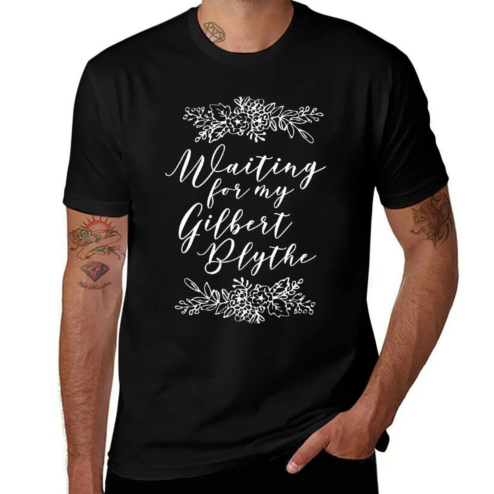 Waiting for My Gilbert Blythe, Anne of Green Gables , Anne with an e T-Shirt Breathable Basic Cotton T-Shirt