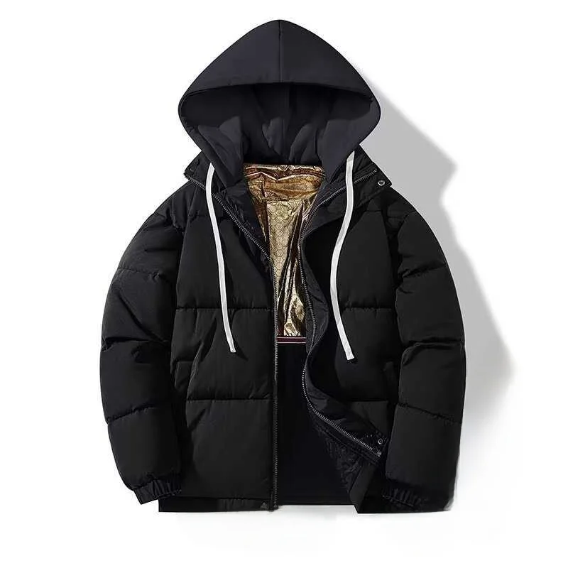 

Новое самонагревающееся хлопковое пальто aphene, мужское зимнее термобелье с хлебом, пальто из полиэфирного волокна, подставка на молнии с капюшоном