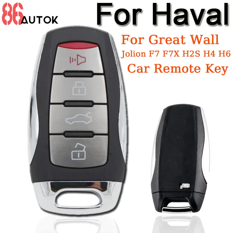 

Car Remote Key 433MHZ ID47/ID4A Chip Original for Haval Great Wall Jolion F7 F7X H2S H4 H6 2018 2019 2020 2021 Auto Key 4Buttons