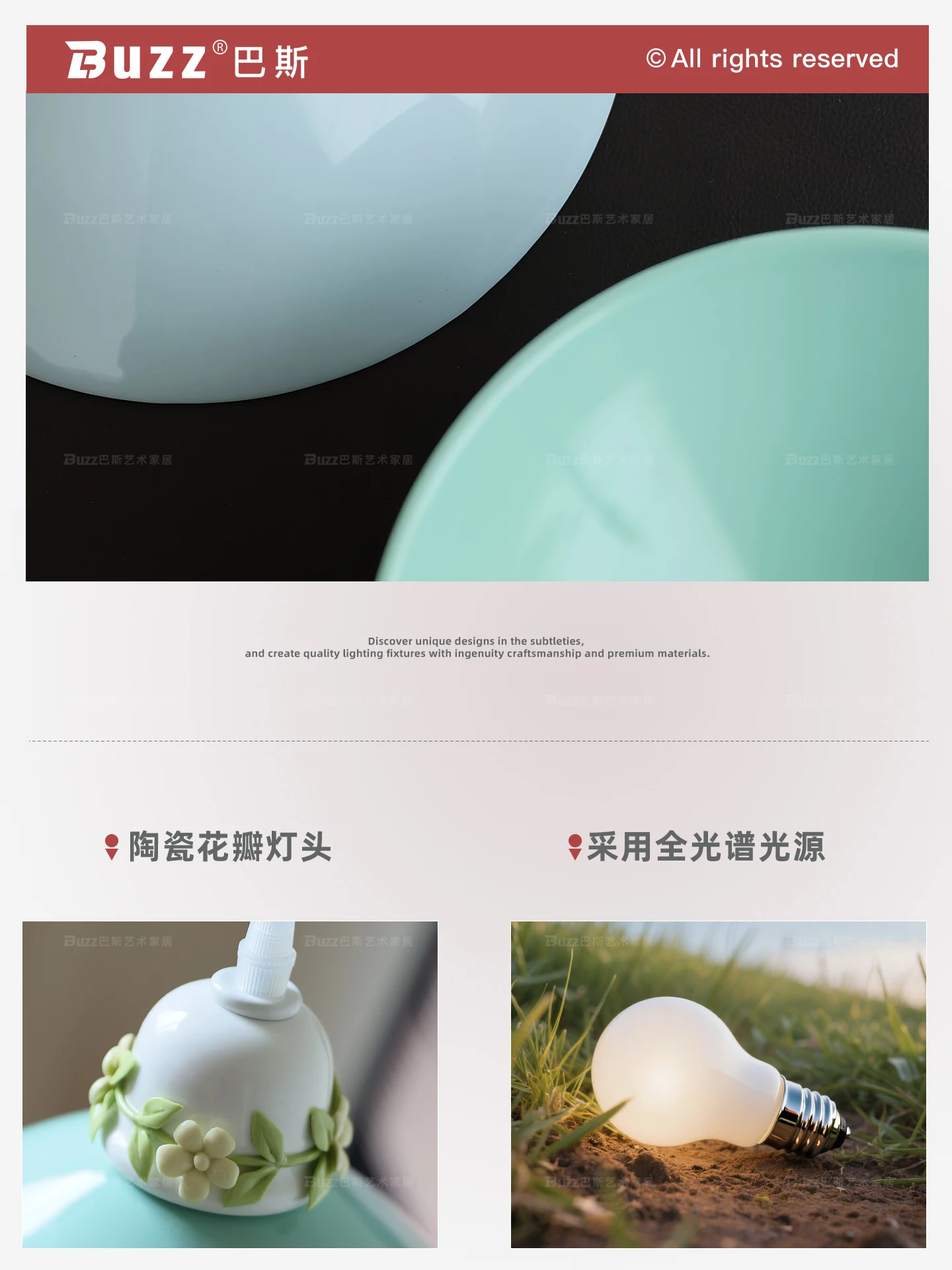 مصباح معلق على طراز الريف الفرنسي لغرفة النوم، مصباح بجانب السرير، مصباح معلق من السيراميك، مصباح خط معلق للإقامة المنزلية الطازجة