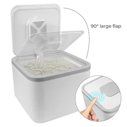 Insect-Proof Moisture-Proof Rice Box Kitchen Container Grain Sealed Jar Pet Dog Food Store Box Home Storage Bucket 5KG 10KG