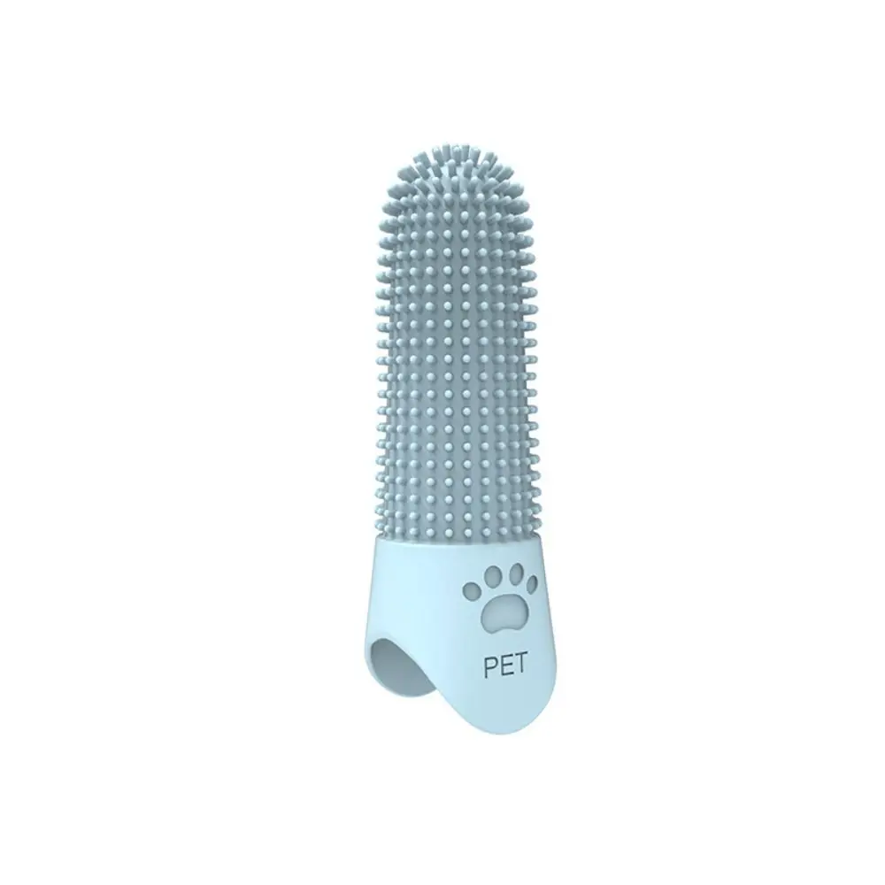 

Silicone Pet Teeth Cleaning Fingertips Nontoxic Super Soft Pet Toothbrushes Durable 360° Cleaning Cats Mouth Cleaner