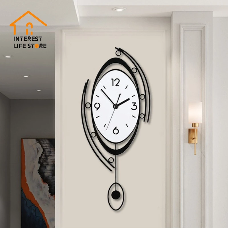 

Nordic Living Room Simple Mute Decoration Wall Clock Wall Items Digital Wall Clock Personalized Solid reative Home Art Gifts