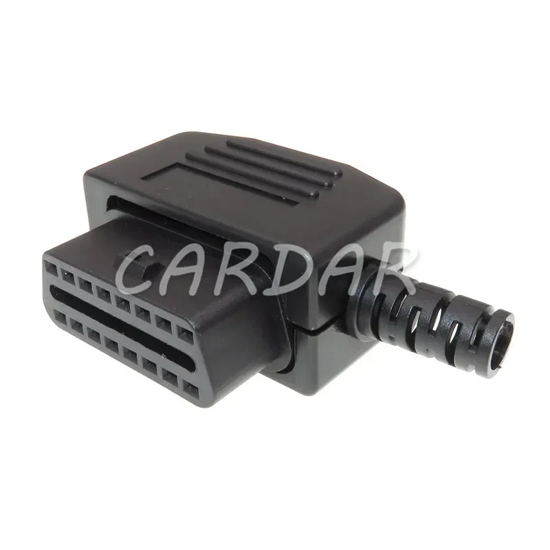 

1 комплект, 16-контактный автомобильный разъем OBD2 OBDII, автоматический тестовый диагностический разъем OBD