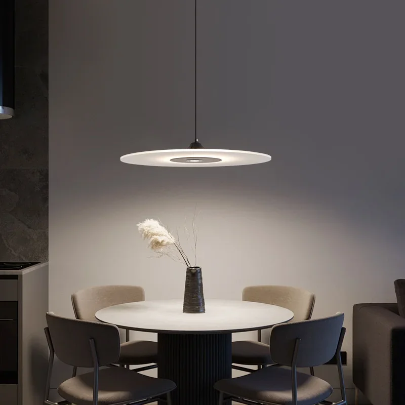 

2025 Modern Minimalist Circular Acrylic Pendant Lights Living Room Bedroom Dining Room Bar Counter Hanging Lamps Lighting Fixtur
