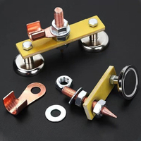 1pc Magnetic Welding Bracket Magnetic Head Welding Machine Grounding Clamp Car Body Locator for Stable Welding Operations