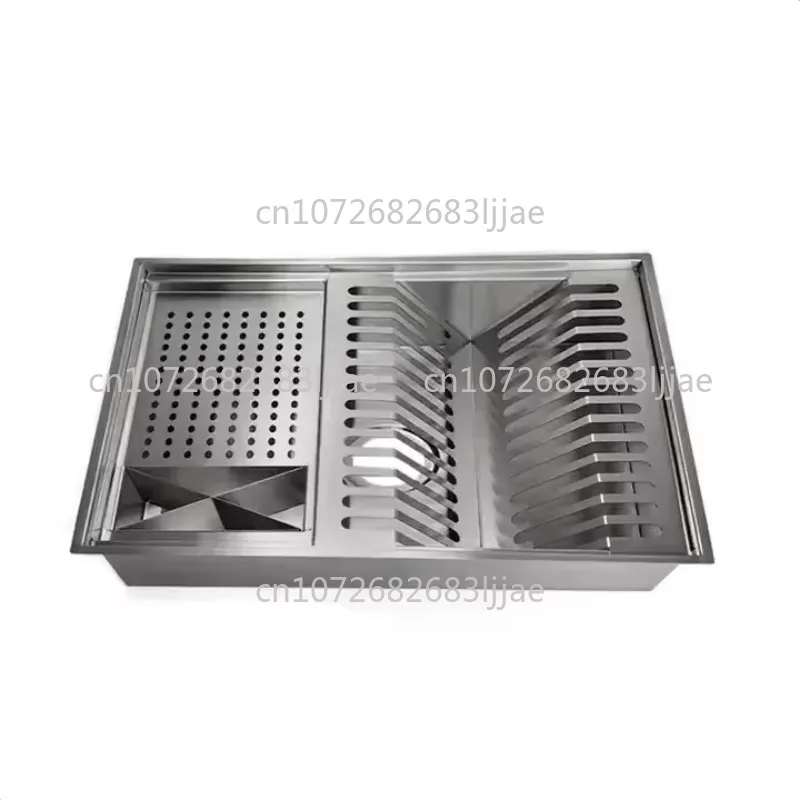 

Одинарная серебристая настольная кухонная мойка из нержавеющей стали 304 ручной работы по лучшей цене