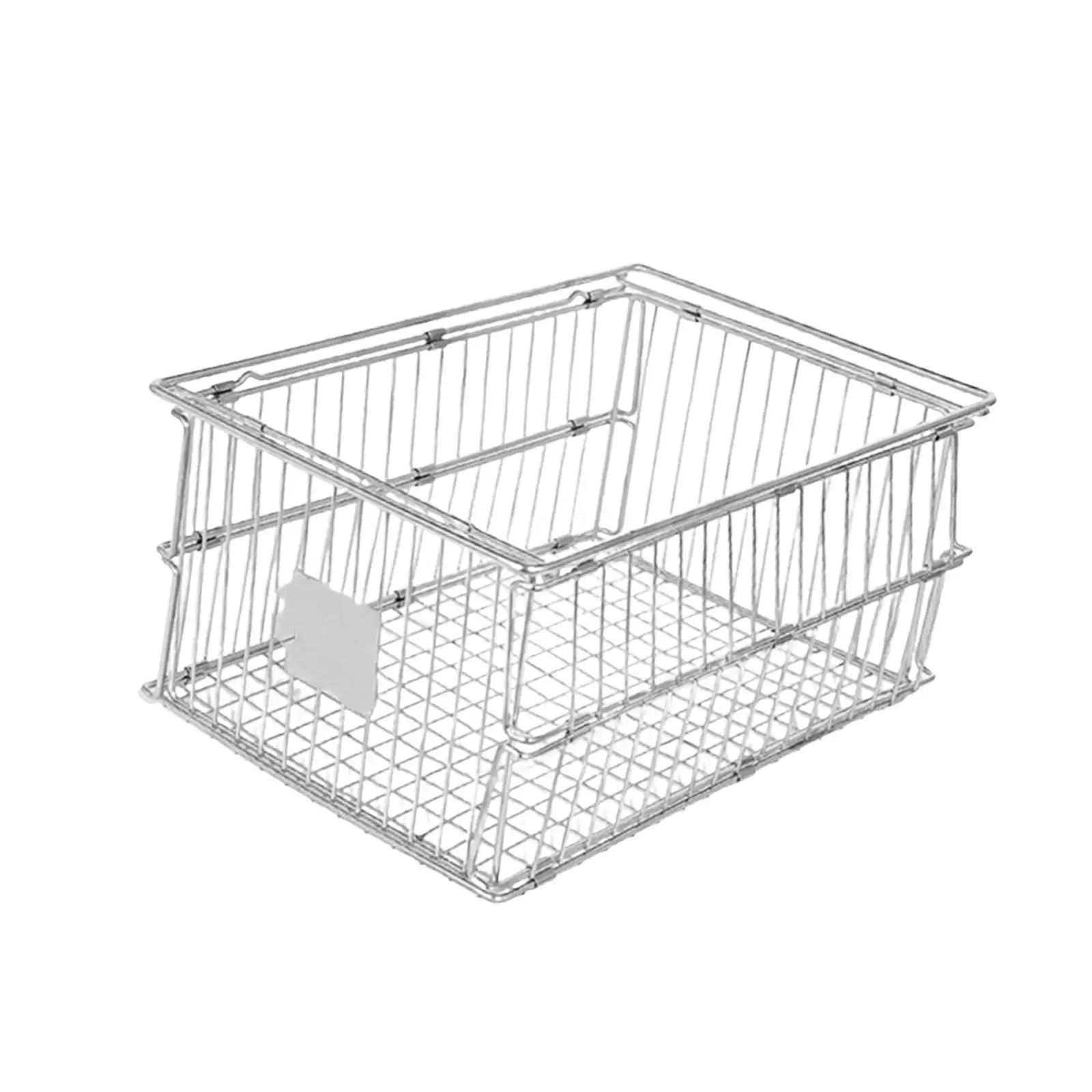 

Foldable Storage Basket Versatile Space Saving Organizer Stainless Steel Fruit