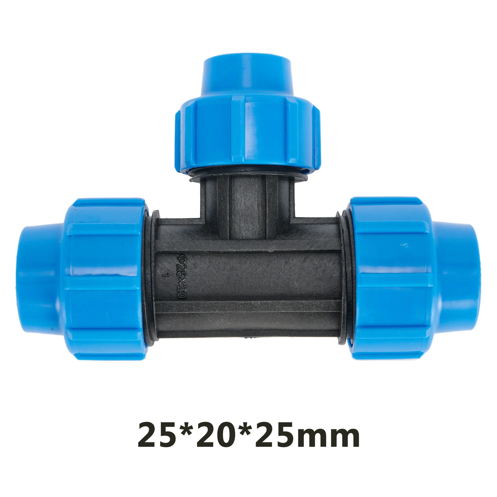 PP Screw Joint 90° Tee Reducer for PE Pipe Drinking Water System with Low Resistance and Large Amount of Water Passed