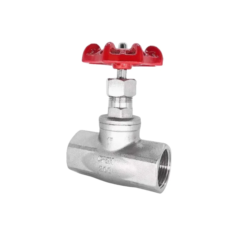 304 Stainless Steel Threaded Stop Valve  Internal Thread High Temperature Steam Water Meter Valve DN 15 / 20 / 25 / 32 / 40 / 50