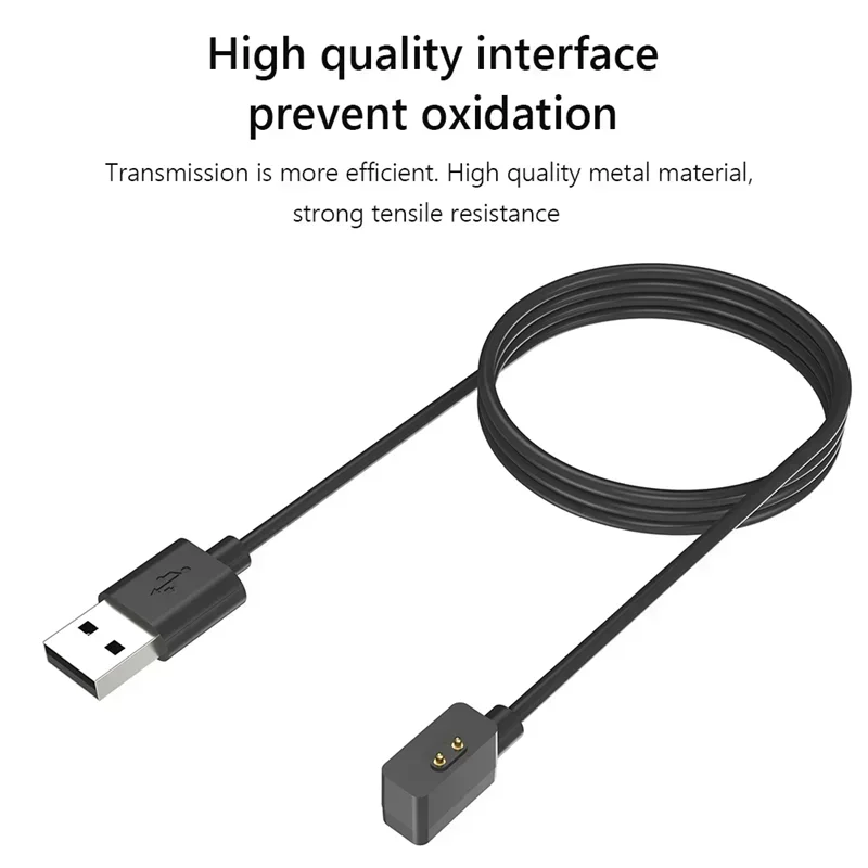 Fast Charging Cable For Redmi Watch 6 5 4 /3 Lite/Active/youth/ Band 2 Charger Wire For Xiaomi Mi Band 10 9 8 Pro /8 Active