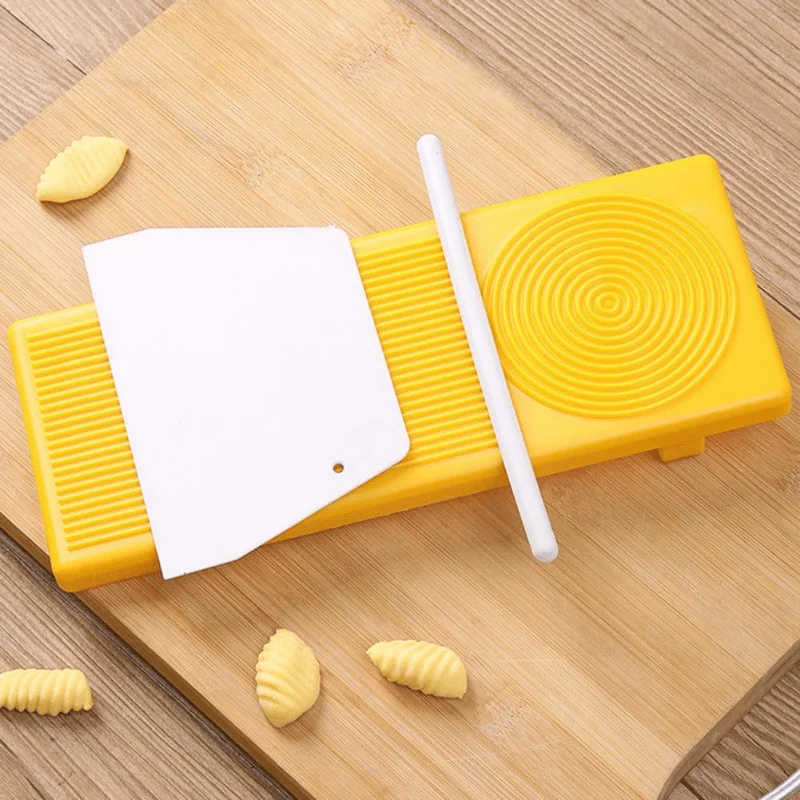 Handheld Gnocchi Pasta Board Set Bright-colored Pasta Press Non-stick Utility Combo Cookware Supplies