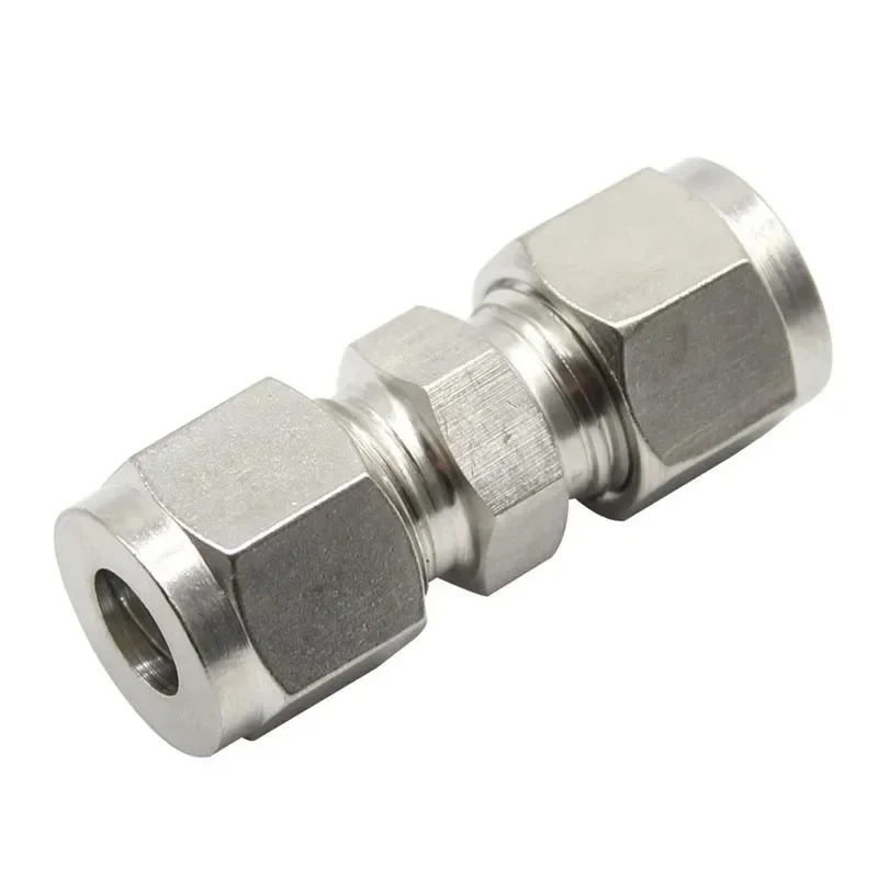 Swagelok 1/8'' 1/4'' 3/8'' 1/2'' Straight Union Compression Fittings 304 Stainless Steel 3 4 6 8 10 12 14 16 18 20 22 25mm