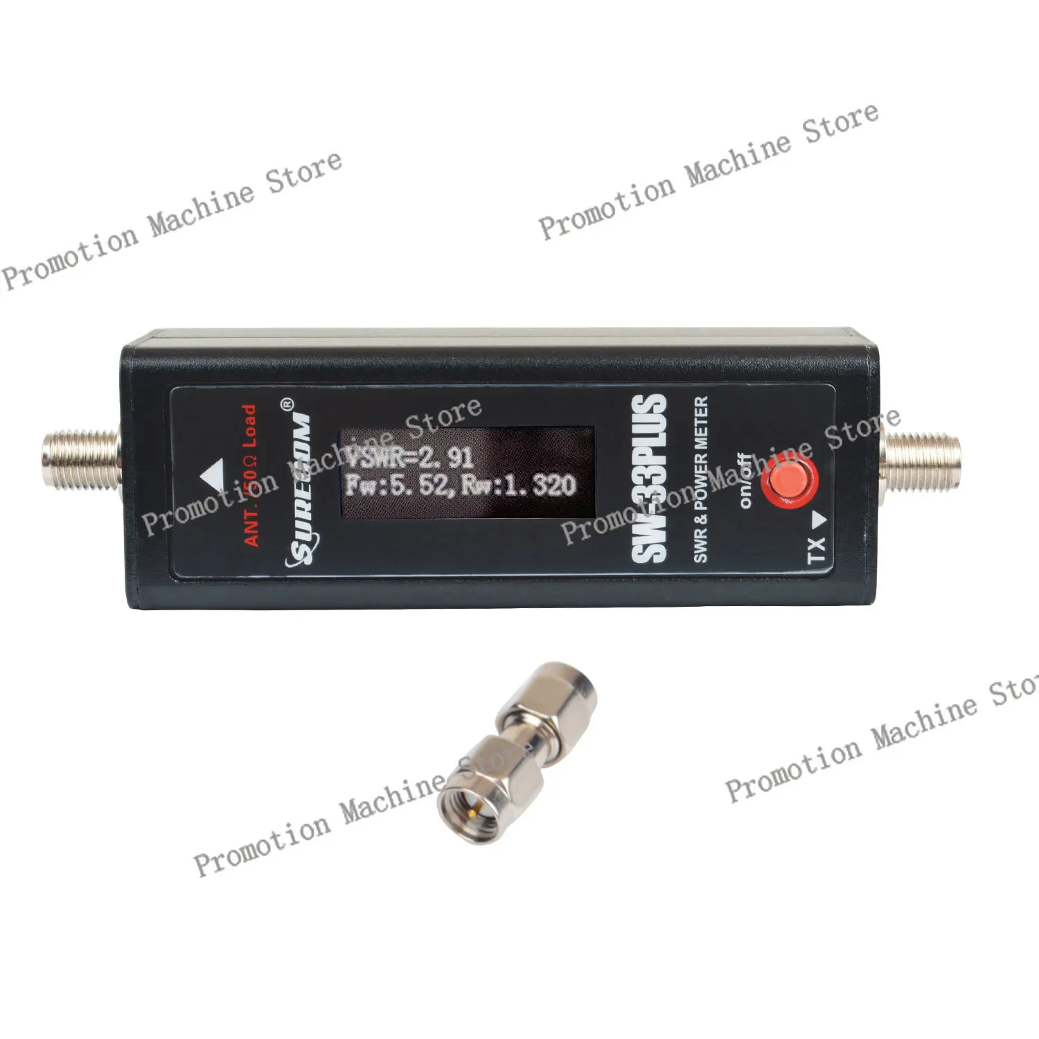 

SW-33Plus Mini Power&S.W.R Meter VHF/UHF двухдиапазонный 125-525 МГц для аналоговой рации