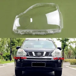 For Nissan X-Trail 2007 2008 2009 2010 Headlights Shade Transparent Mask Cover Lens Lampshdade Headlamp Shell Plexiglass