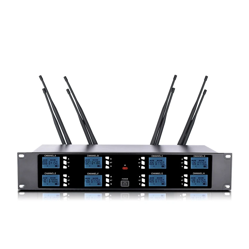 TLF Xtuga Профессиональный 8-канальный UHF беспроводной настольный микрофон для конференций